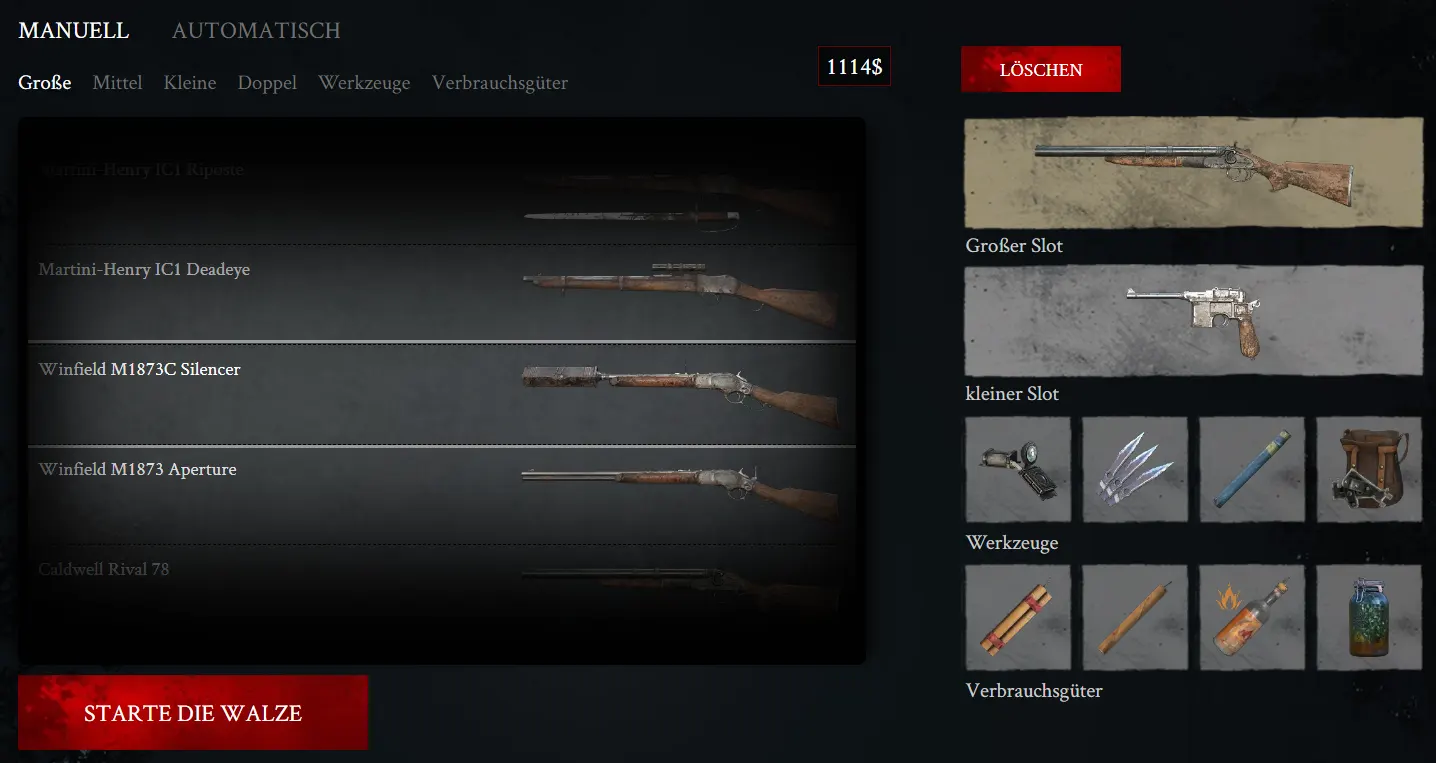 Hunt Showdown zufälliger Loadout Generator Hunt Showdown zufälliger Loadout Generator